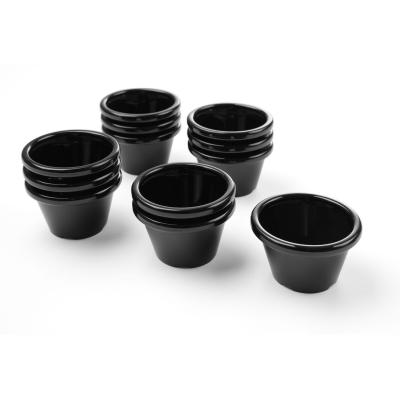 Miska Ramekin, HENDI, 0,045L, Černá, 12 ks, ⌀60x(H)35mm | 565605